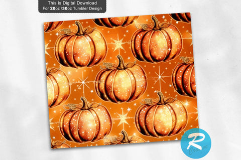 Fall Pumpkin 20 oz / 30 oz Tumbler PNG Sublimation Regulrcrative 