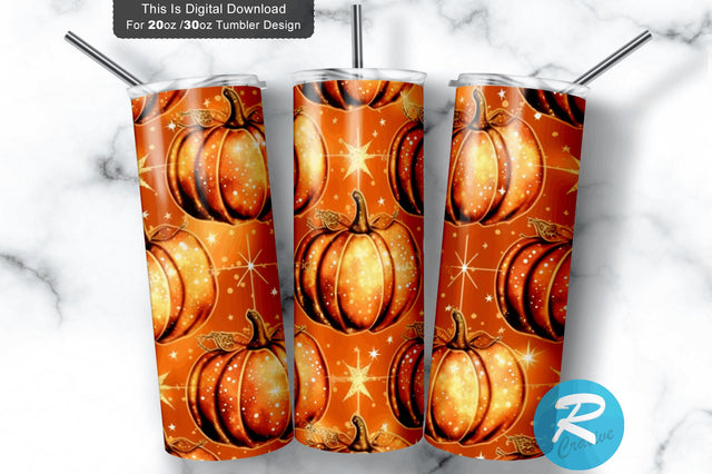 Fall Pumpkin 20 oz / 30 oz Tumbler PNG Sublimation Regulrcrative 
