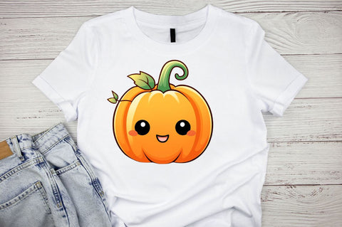 Fall Pumpkin Clipart Bundle Sublimation Regulrcrative 