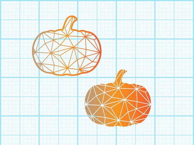 Fall Pumpkin Geomatical Print SVG Johan Ru designs 