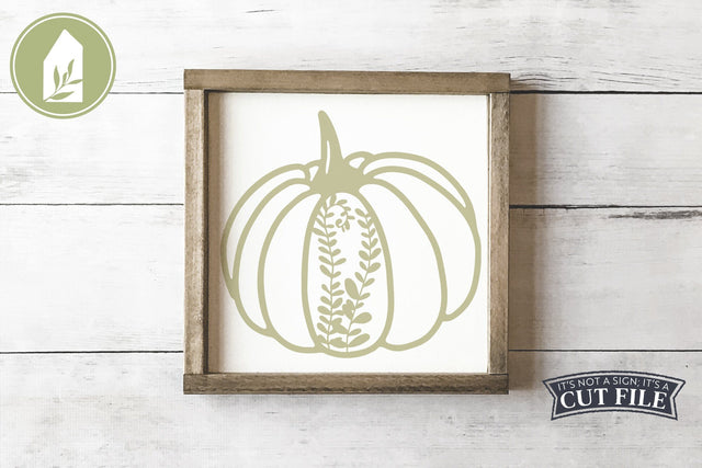 Fall Pumpkin Sign | Autumn SVG SVG LilleJuniper 