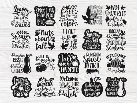 Fall Pumpkin SVG Cut Files, Halloween Svg Bundle SVG TonisArtStudio 