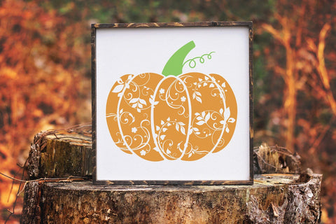 Fall Pumpkin SVG | Decorative Pumpkin | Fall SVG SVG B Renee Design 
