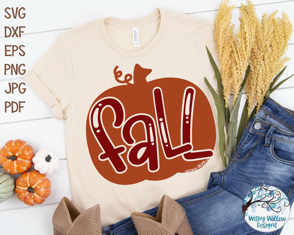 Fall Pumpkin SVG - So Fontsy