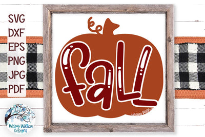 Fall Pumpkin SVG SVG Wispy Willow Designs 