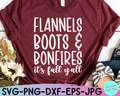Fall Quote SVG, Bonfire Svg, Harvest Svg, Autumn Svg, Hello Fall Svg, Fall Shirt Svg, Fall Svg Files, Sweater Weather SVG, Bonfire Svg SVG She Shed Craft Store 