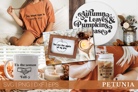Fall Quotes SVG Bundle | Autumn SVG | Funny Fall Svg Bundle SVG Petunia Digital Design 