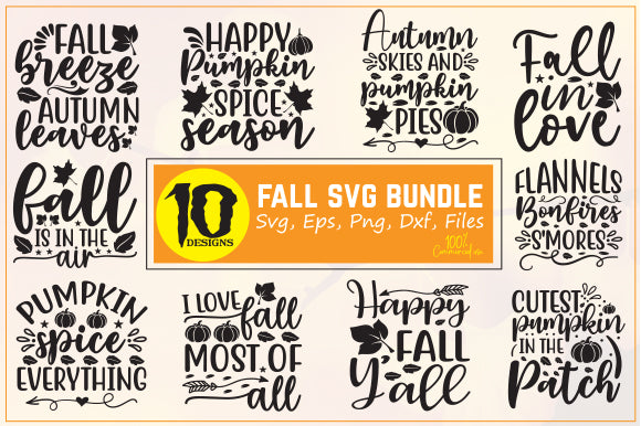 fall quotes svg bundle SVG buydesign 