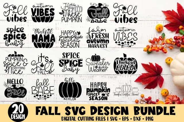 Fall Quotes svg bundle SVG etcify 