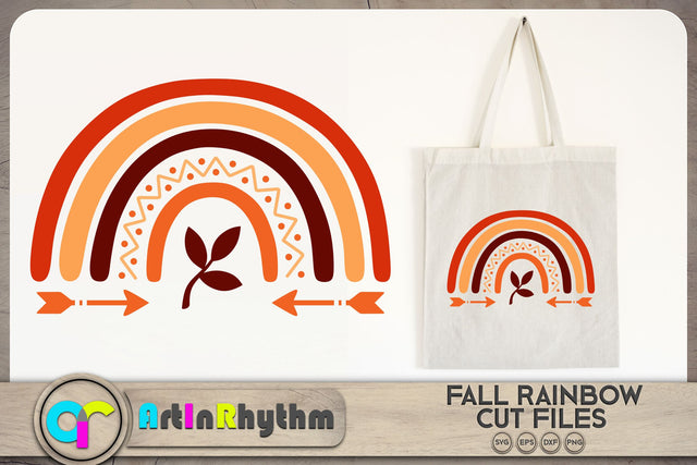 Fall rainbow SVG / Autumn rainbow SVG SVG Artinrhythm shop 