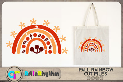 Fall rainbow SVG / Autumn rainbow SVG SVG Artinrhythm shop 