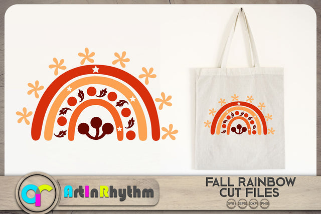 Fall rainbow SVG / Autumn rainbow SVG SVG Artinrhythm shop 
