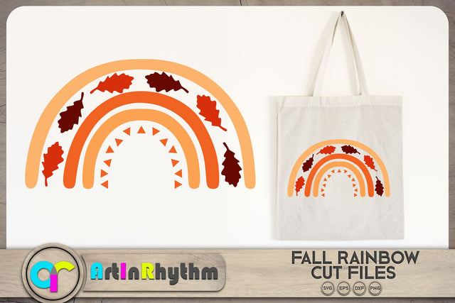Fall rainbow SVG / Autumn rainbow SVG SVG Artinrhythm shop 