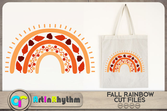 Fall rainbow SVG / Autumn rainbow SVG SVG Artinrhythm shop 