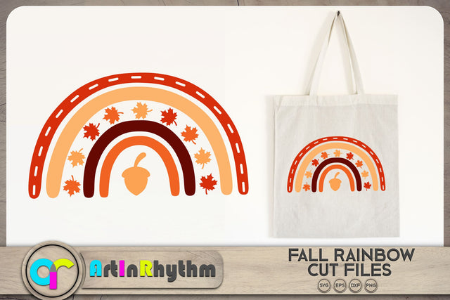 Fall rainbow SVG / Autumn rainbow SVG SVG Artinrhythm shop 