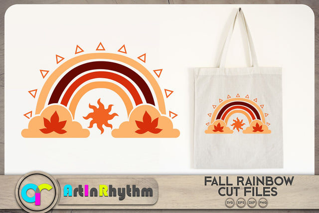 Fall rainbow SVG / Autumn rainbow SVG SVG Artinrhythm shop 