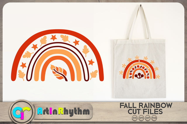 Fall rainbow SVG / Autumn rainbow SVG SVG Artinrhythm shop 