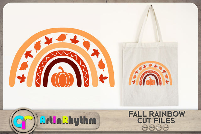 Fall rainbow SVG / Autumn rainbow SVG SVG Artinrhythm shop 