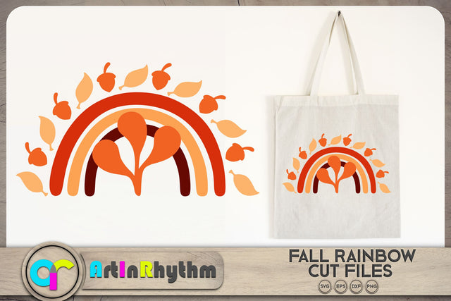 Fall rainbow SVG / Autumn rainbow SVG SVG Artinrhythm shop 