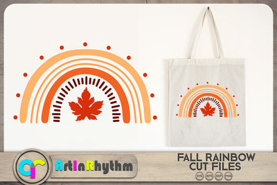 Fall rainbow SVG / Autumn rainbow SVG SVG Artinrhythm shop 