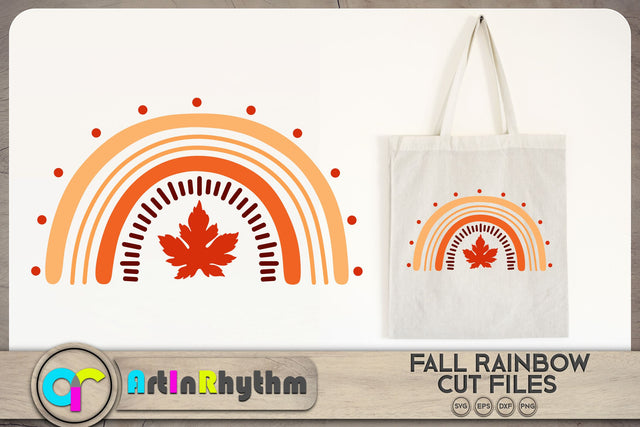 Fall rainbow SVG / Autumn rainbow SVG SVG Artinrhythm shop 