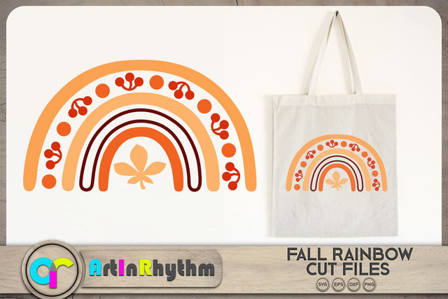 Fall rainbow SVG / Autumn rainbow SVG SVG Artinrhythm shop 