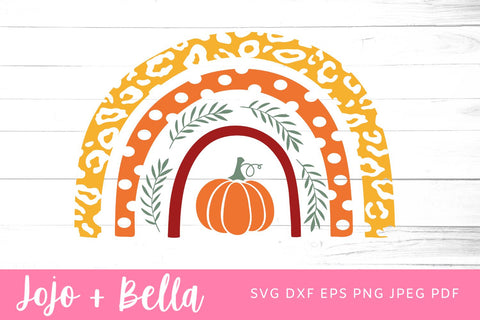 Fall Rainbow SVG, Thanks Giving Rainbow SVG, Hello fall svg, Fall shirt svg, Fall sign svg, Thanksgiving shirt svg, Kids thanksgiving svg, Svg Files for Cricut, Sublimation Designs SVG Jojo&Bella 