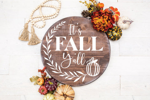 Fall Round Sign Bundle - Autumn SVG Bundle SVG Old Market 