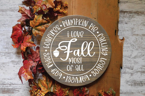 Fall Round Sign Bundle - Autumn SVG Bundle SVG Old Market 