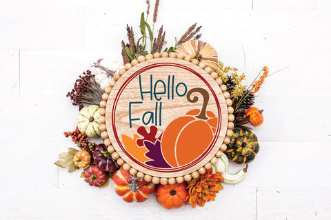 Fall Round Sign Bundle - Autumn SVG Bundle SVG Old Market 