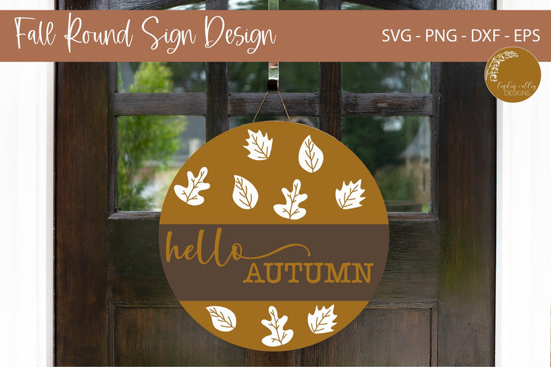 Fall Round Sign SVG Bundle-Autumn SVG Bundle - So Fontsy
