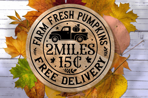 Fall Round Sign Svg Bundle SVG Regulrcrative 