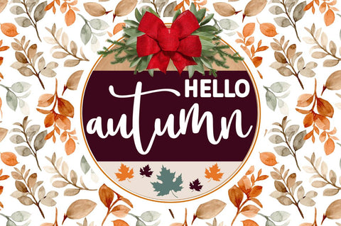 Fall Round Sign Svg Bundle SVG Regulrcrative 