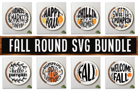Fall Round SVG Bundle.Pumpkin SVG, Pumpkin Bundle Svg, SVG Designangry 
