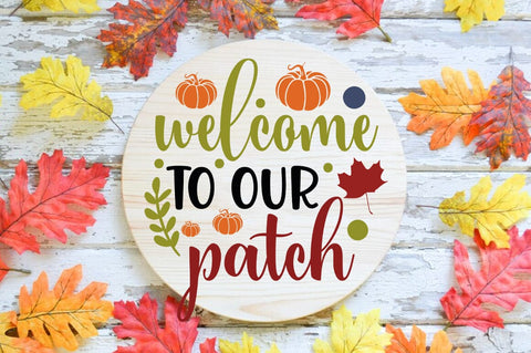Fall Round SVG Design, welcome to our patch SVG FiveStarCrafting 