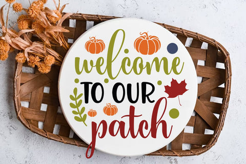 Fall Round SVG Design, welcome to our patch SVG FiveStarCrafting 