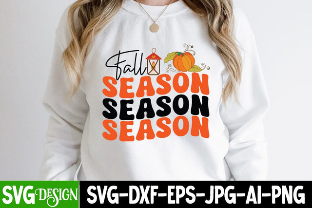 Fall Season SVG Cut File, Fall Season Retro SVG Design, Fall Season SVG Cut File, Fall Season Sublimation Design, Thanksgiving SVG Quotes , Thanksgiving SVG Design , Fall SVG Design, Autumn SVG Cut File SVG BlackCatsMedia 