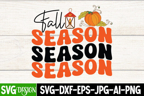 Fall Season SVG Cut File, Fall Season Retro SVG Design, Fall Season SVG Cut File, Fall Season Sublimation Design, Thanksgiving SVG Quotes , Thanksgiving SVG Design , Fall SVG Design, Autumn SVG Cut File SVG BlackCatsMedia 
