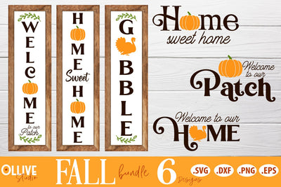 Fall Sign Bundle | Fall SVG Bundle SVG Ollive Studio 