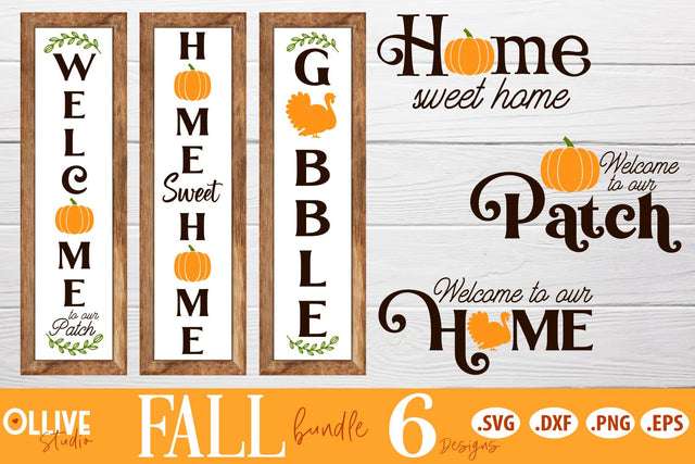Fall Sign Bundle | Fall SVG Bundle SVG Ollive Studio 