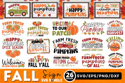 Fall sign making Svg Bundle SVG Regulrcrative 