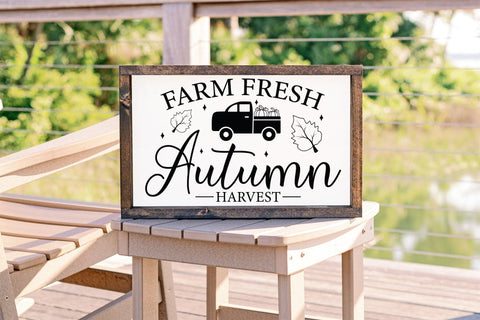 Fall Sign SVG, Farm Fresh Autumn Harvest SVG CraftLabSVG 