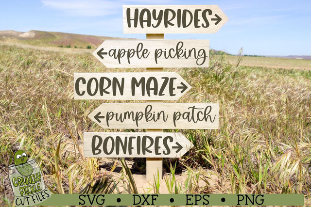 Fall Sign SVG File SVG Crunchy Pickle 
