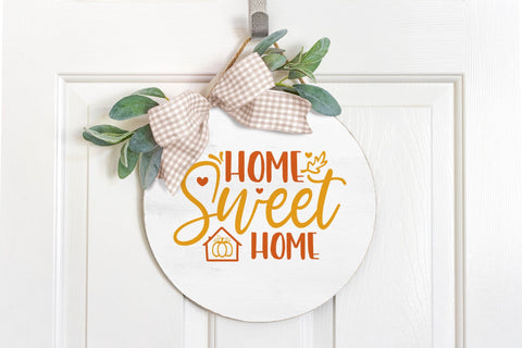 Fall Sign SVG | Home Sweet Home SVG SVG CraftLabSVG 
