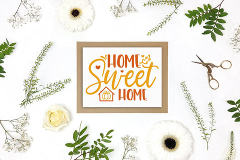 Fall Sign SVG | Home Sweet Home SVG SVG CraftLabSVG 
