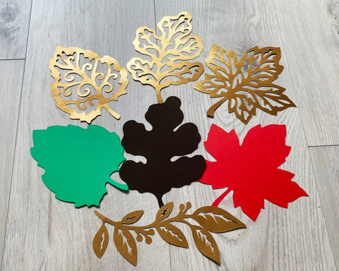 Fall Skeleton Leaves SVG CanadaCraftsStudio 