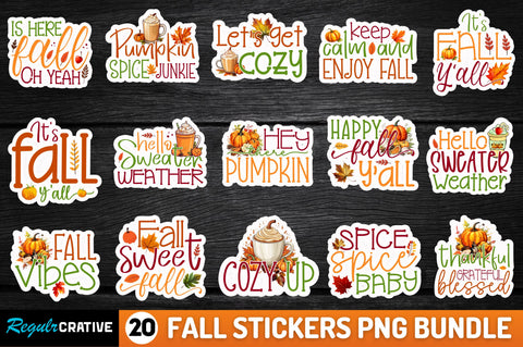 fall sticker bundle,Autumn Png Stickers bundle Sublimation Regulrcrative 