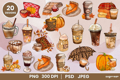 Fall Sublimation Bundle | Fall PNG | Autumn Sublimation SVG SvgOcean 