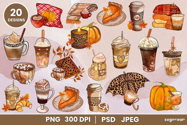 Fall Sublimation Bundle | Fall PNG | Autumn Sublimation SVG SvgOcean 