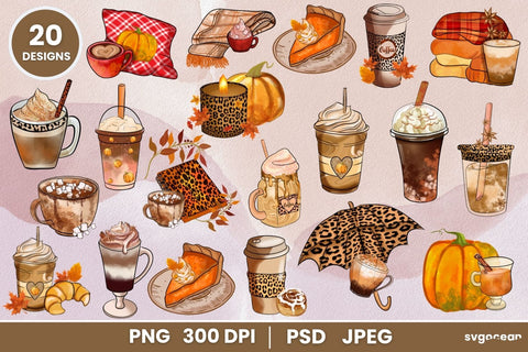 Fall Sublimation Bundle | Fall PNG | Autumn Sublimation SVG SvgOcean 